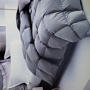 Royoliving Gray premium waterfowl feather down comforter Twin All Season…New